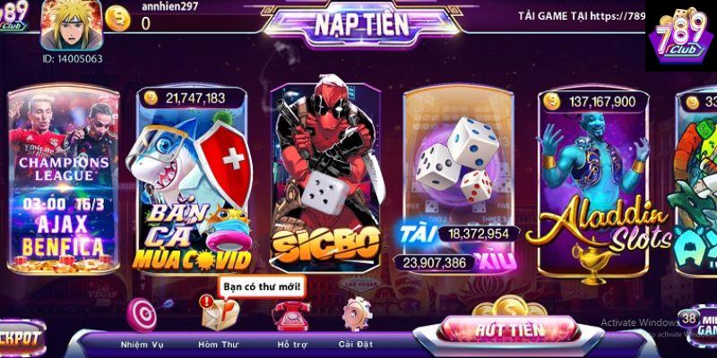 Ưu điểm nổi bật khi đăng nhập 789club
